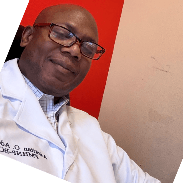 Adekitan Aderoju, PMHNP-BC, medical provider specialize in Psychiatric & Mental Health