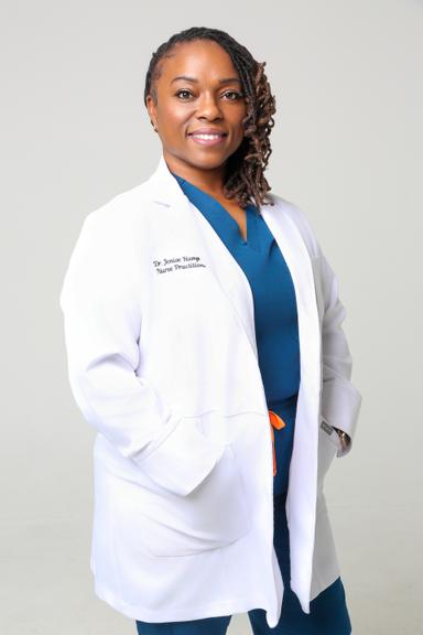 Jenise Hampton, APRN,DNP,FNP-C,PMHNP-BC, medical provider specialize in 