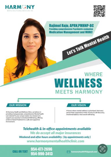 Rajimol Raju, MSN,NP,PMHNP-BC, medical provider specialize in 