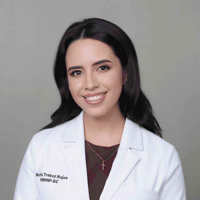 Maria Trebol Rojas, APRN,PMHNP-BC, medical provider specialize in Psychiatric & Mental Health