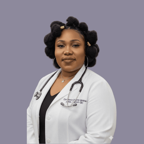 Christencia Obinna-Igbokwe, PMHNP-BC, medical provider specialize in Psychiatric & Mental Health