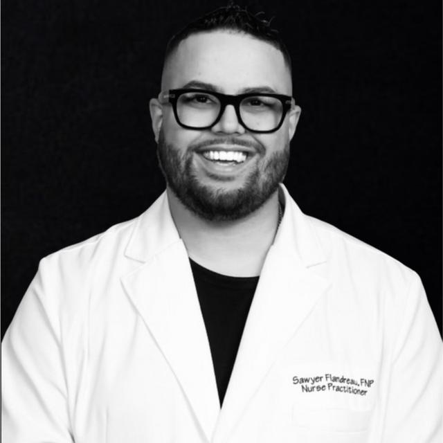 Sawyer Flandreau, FNP-BC, medical provider specialize in Family Medicine, Mental Health, Addiction Medicine, Internal Medicine