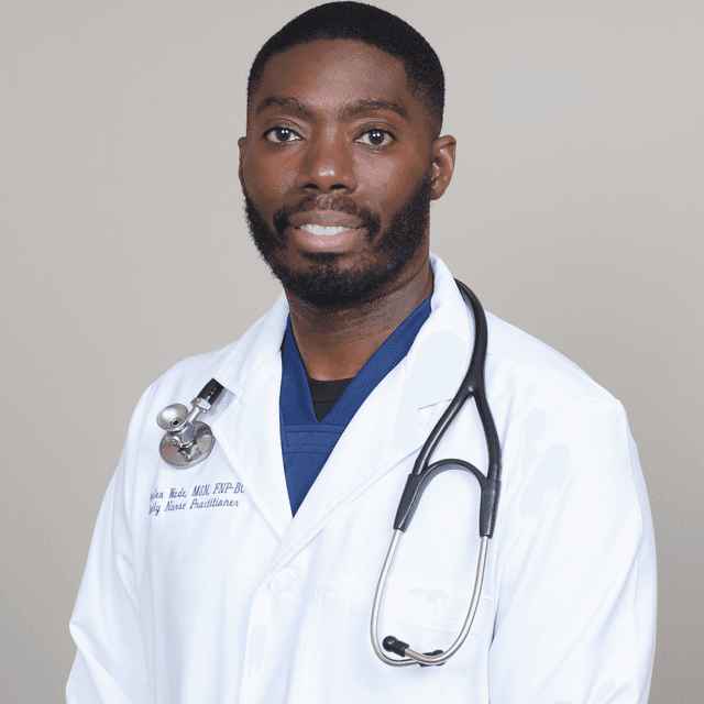 Charles Wade, FNP-BC, medical provider specialize in Primary Care,  Depression,  Anxiety,  Medical Weight loss,  Men's Health, Pediatrics, Pain Management, Mental Health, Adolescent Medicine, Urgent Care, Weight Loss, Geriatrics, General Practice, Family Medicine, Same Day Visit, Sick Visit, Substance Abuse, Addiction Medicine, Flu, Covid
