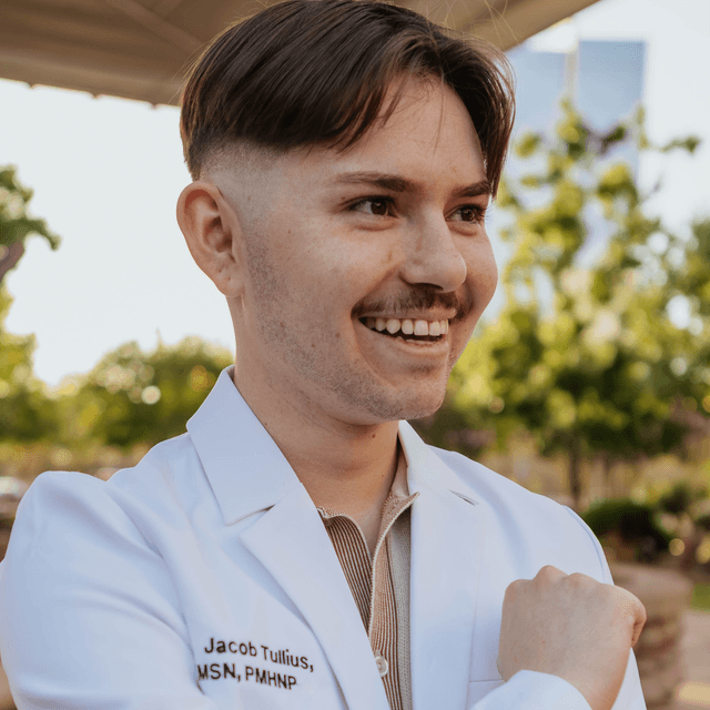 Jacob Tullius, PMHNP-C, medical provider specialize in Psychiatric & Mental Health