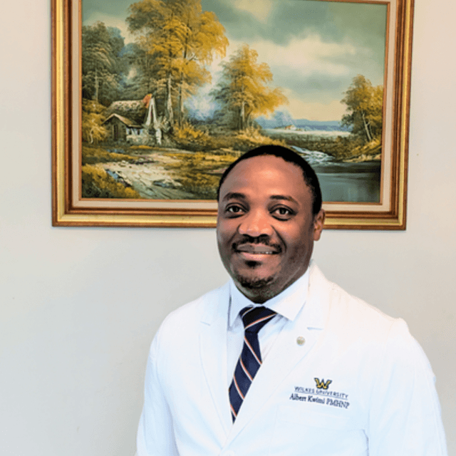 Albert kwimi, PMHNP-BC, medical provider specialize in undefined